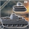 Panzer V Flakpanther 341 mit 20 mm - 3D STL File | Hartolia Miniatures