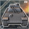 Panzer V Flakpanther 341 mit 20 mm - 3D STL File | Hartolia Miniatures