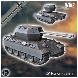Panzer V Flakpanther 55 mm (closed... - 3D STL | Hartolia Miniatures