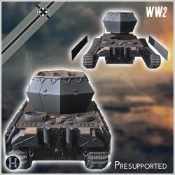 Panzer V Flakpanther 55 mm (closed... - 3D STL | Hartolia Miniatures