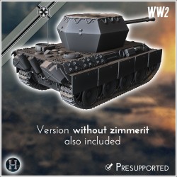 Panzer V Flakpanther 55 mm (closed... - 3D STL | Hartolia Miniatures
