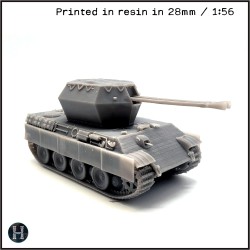 Panzer V Flakpanther 55 mm (closed... - 3D STL | Hartolia Miniatures