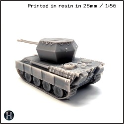 Panzer V Flakpanther 55 mm (closed... - 3D STL | Hartolia Miniatures