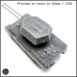 Panzer V Flakpanther 55 mm (version... - STL 3D | Hartolia Miniatures