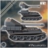 Panzer V 128 mm SPG Grille 12 (K) - 3D STL File | Hartolia Miniatures