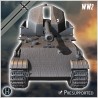Panzer V 128 mm SPG Grille 12 (K) - 3D STL File | Hartolia Miniatures
