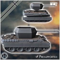 Panzer V Flakpanther 55 mm (open... - 3D STL | Hartolia Miniatures