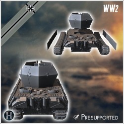 Panzer V Flakpanther 55 mm (open... - 3D STL | Hartolia Miniatures