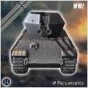 Panzer V Flakpanther 55 mm (version... - STL 3D | Hartolia Miniatures