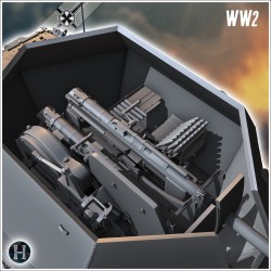 Panzer V Flakpanther 55 mm (version... - STL 3D | Hartolia Miniatures