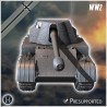 Panzer V Panther 128 mm Skorpion (Rh) - 3D STL | Hartolia Miniatures
