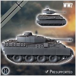 Panzer V Panther Ausf. D with... - 3D STL | Hartolia Miniatures