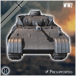 Panzer V Panther Ausf. D with... - 3D STL | Hartolia Miniatures