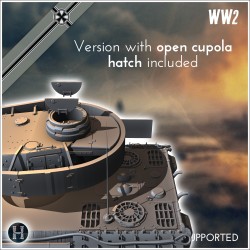 Panzer V Panther Ausf. D with... - 3D STL | Hartolia Miniatures