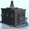 Wild West big house with water tower 23 |  | Hartolia miniatures