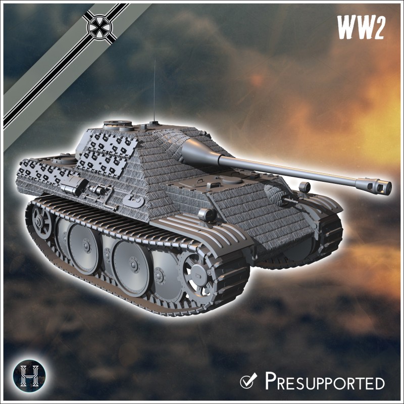 Sturmgeschutz Leopard tank destroyer L/ - 3D STL | Hartolia Miniatures