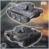 Sturmgeschutz Leopard tank destroyer L/ - 3D STL | Hartolia Miniatures