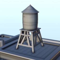 Wild West big house with water tower 23 |  | Hartolia miniatures
