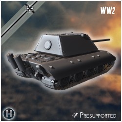 E-100 (Adlerwerke version)... - 3D STL | Hartolia Miniatures