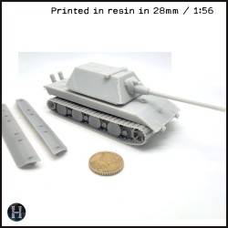 E-100 (Adlerwerke version)... - 3D STL | Hartolia Miniatures