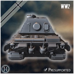 E-100 (version Krupp) Entwicklung - STL 3D | Hartolia Miniatures