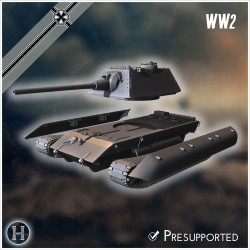 E-100 (version Krupp) Entwicklung - STL 3D | Hartolia Miniatures