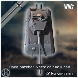 E-100 Ausf. B Entwicklung - Fichier STL 3D | Hartolia Miniatures