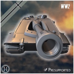 E-100 Krokodil 170mm Entwicklung - STL 3D | Hartolia Miniatures