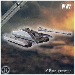 E-100 Krokodil 170mm Entwicklung - STL 3D | Hartolia Miniatures