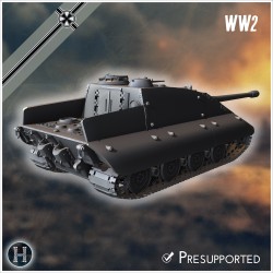 E-100 Krokodil 170mm Entwicklung - STL 3D | Hartolia Miniatures