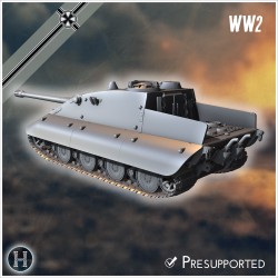 E-100 Krokodil 170mm Entwicklung - STL 3D | Hartolia Miniatures