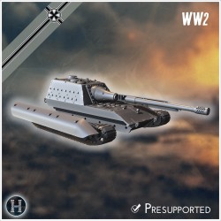 Jagdpanzer E-100 (avec haute... - STL 3D | Hartolia Miniatures