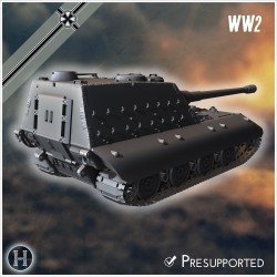 Jagdpanzer E-100 (with high... - 3D STL | Hartolia Miniatures