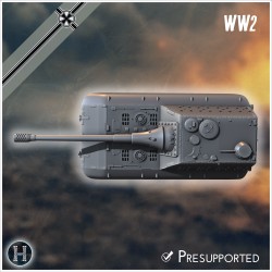 Jagdpanzer E-100 (with high... - 3D STL | Hartolia Miniatures