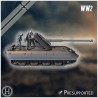 E-100 Waffenträger 88mm Pak 43... - STL 3D | Hartolia Miniatures