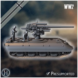 E-100 Waffenträger 88mm Flak 36... - STL 3D | Hartolia Miniatures