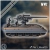 E-100 Waffenträger 88mm Flak 36... - 3D STL | Hartolia Miniatures