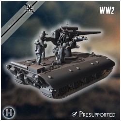 E-100 Waffenträger 88mm Flak 36... - STL 3D | Hartolia Miniatures