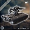 E-100 Waffenträger 88mm Flak 36... - STL 3D | Hartolia Miniatures