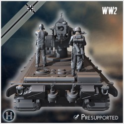 E-100 Waffenträger 88mm Flak 36... - STL 3D | Hartolia Miniatures