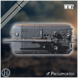 E-100 Waffenträger 88mm Flak 36... - STL 3D | Hartolia Miniatures