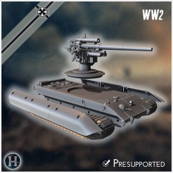 E-100 Waffenträger 88mm Flak 36... - STL 3D | Hartolia Miniatures