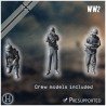 E-100 Waffenträger 88mm Flak 36... - STL 3D | Hartolia Miniatures