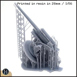 E-100 Waffenträger 88mm Flak 36... - STL 3D | Hartolia Miniatures