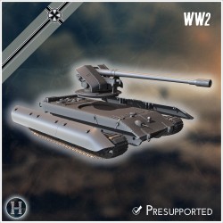 E-100 Waffenträger 128mm Pak 44... - 3D STL | Hartolia Miniatures