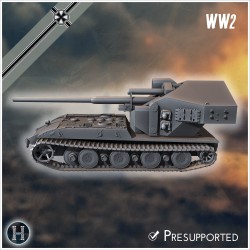 E-100 Waffenträger 128mm Pak 44... - 3D STL | Hartolia Miniatures