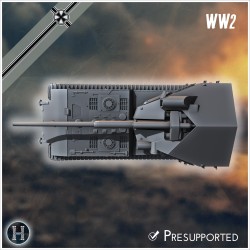 E-100 Waffenträger 128mm Pak 44... - 3D STL | Hartolia Miniatures