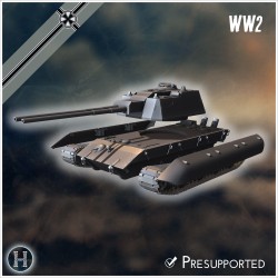 Flakzwilling 88mm Flak 43 L/71 auf... - 3D STL | Hartolia Miniatures