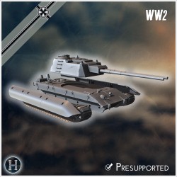Flakzwilling 88mm Flak 43 L/71 auf... - 3D STL | Hartolia Miniatures