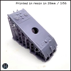 E-100 mit Raketenwerfer (V1 Rakete)... - STL 3D | Hartolia Miniatures